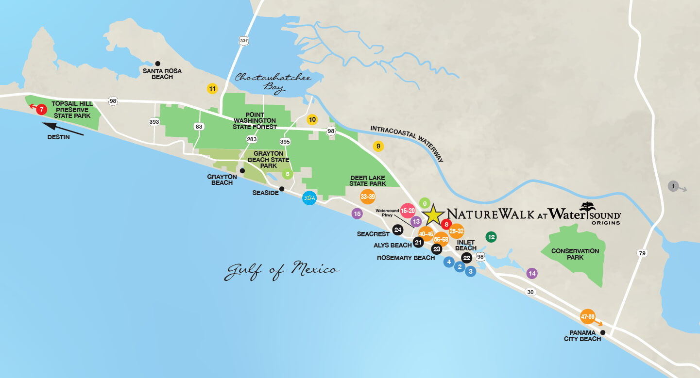 NatureWalk Location Map