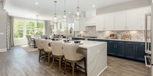 interior photo of island kitchen