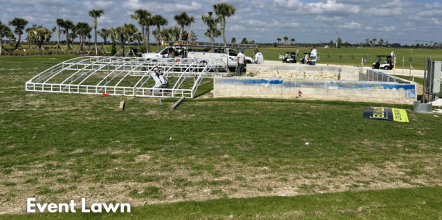 Outdoor Event Lawn Construction