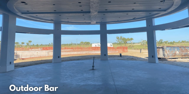 Outdoor Bar Construction