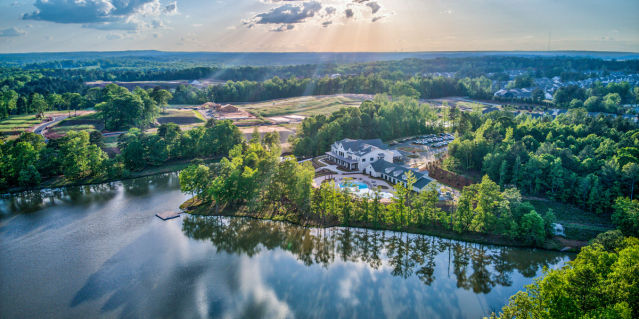 aerial of clubhouse