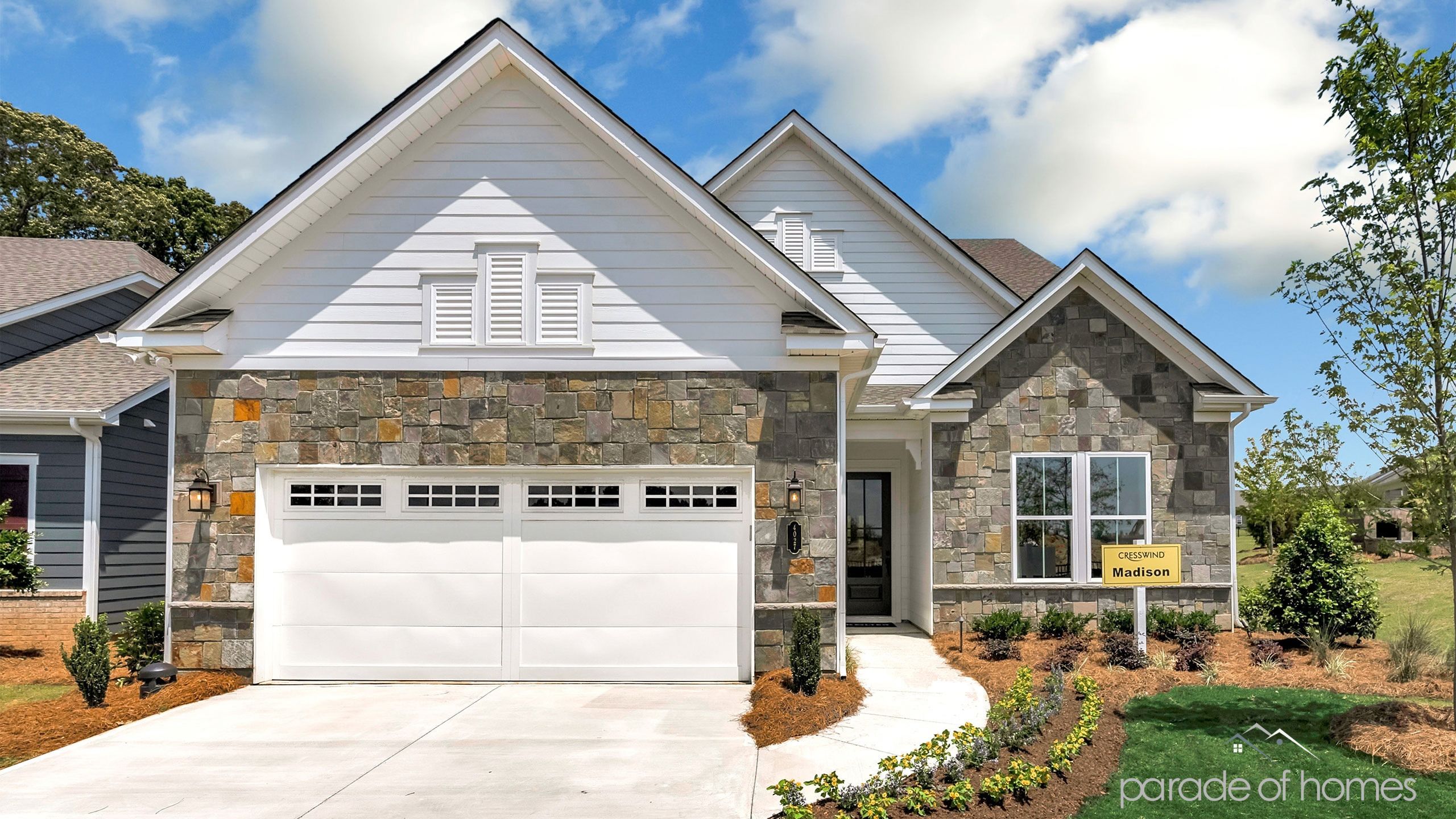 Award-winning Kolter Homes model home near Charlotte, North Carolina