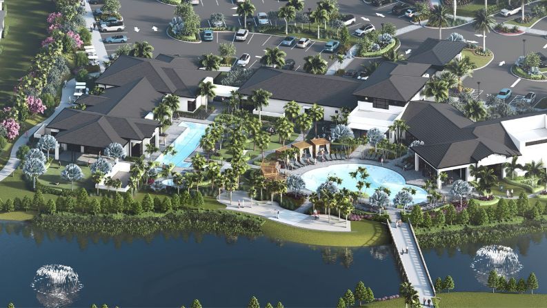 Luxury amenities at Esprit at Avenir