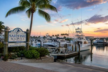 Stuart Florida marina and riverfront