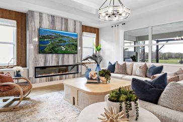New construction home features at Woodland Preserve in Parrish Florida