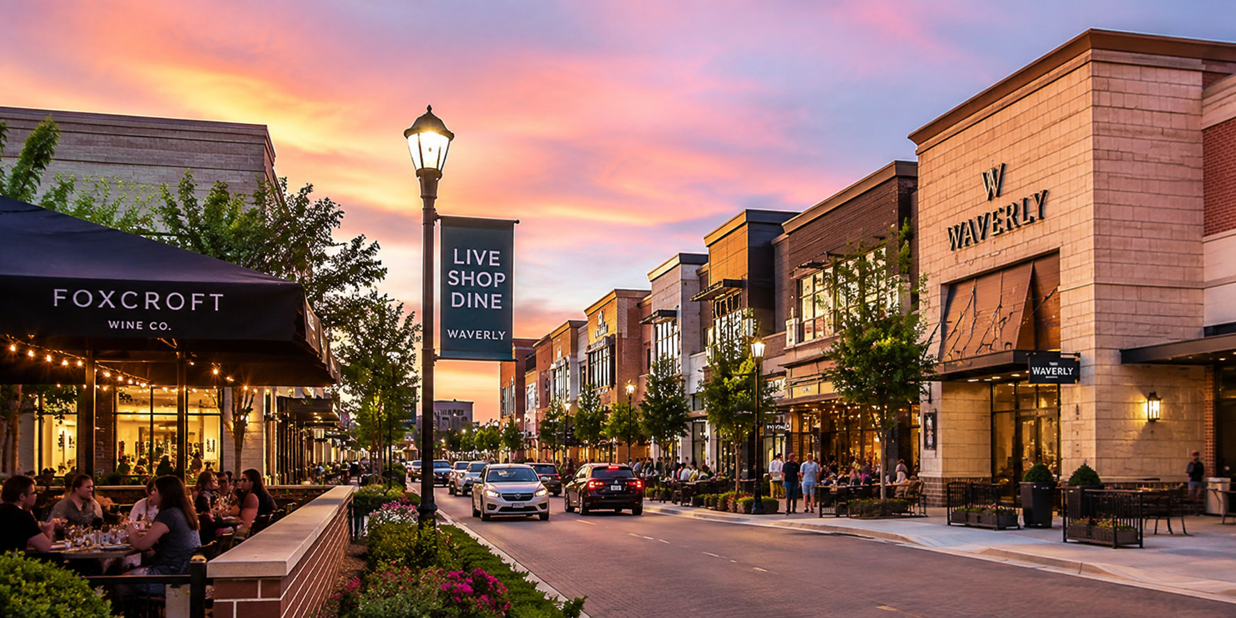 Downtown Waxhaw shopping and local outings near Cresswind Wesley Chapel