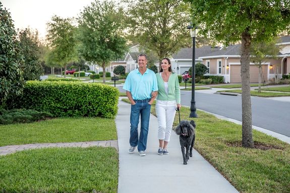 Cresswind Communities feature walking and bike paths & are pet-friendly 