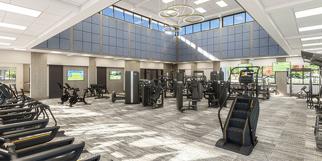 Artist Rendering of a Gym