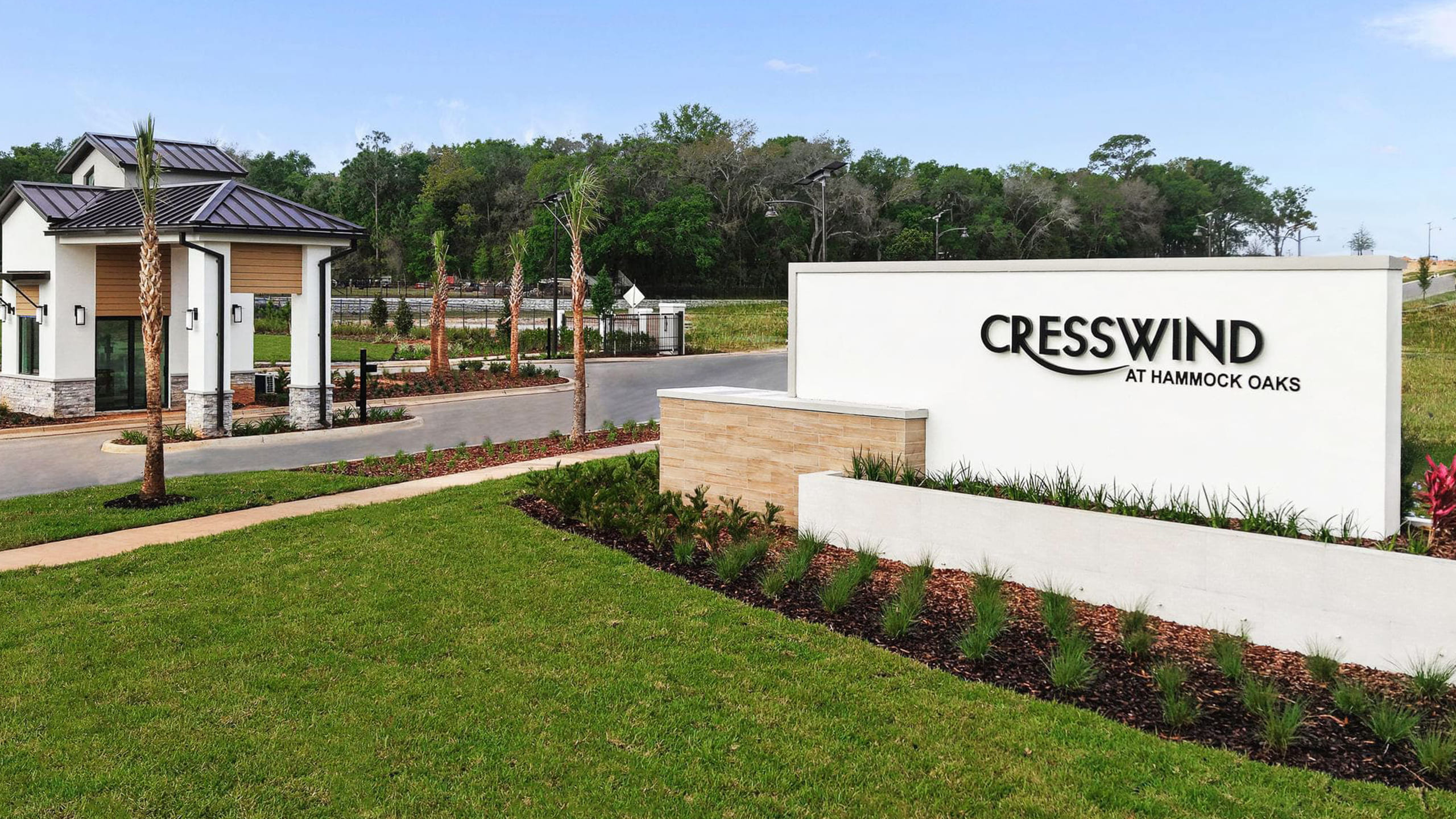 Cresswind Hammock Oaks gated entrance