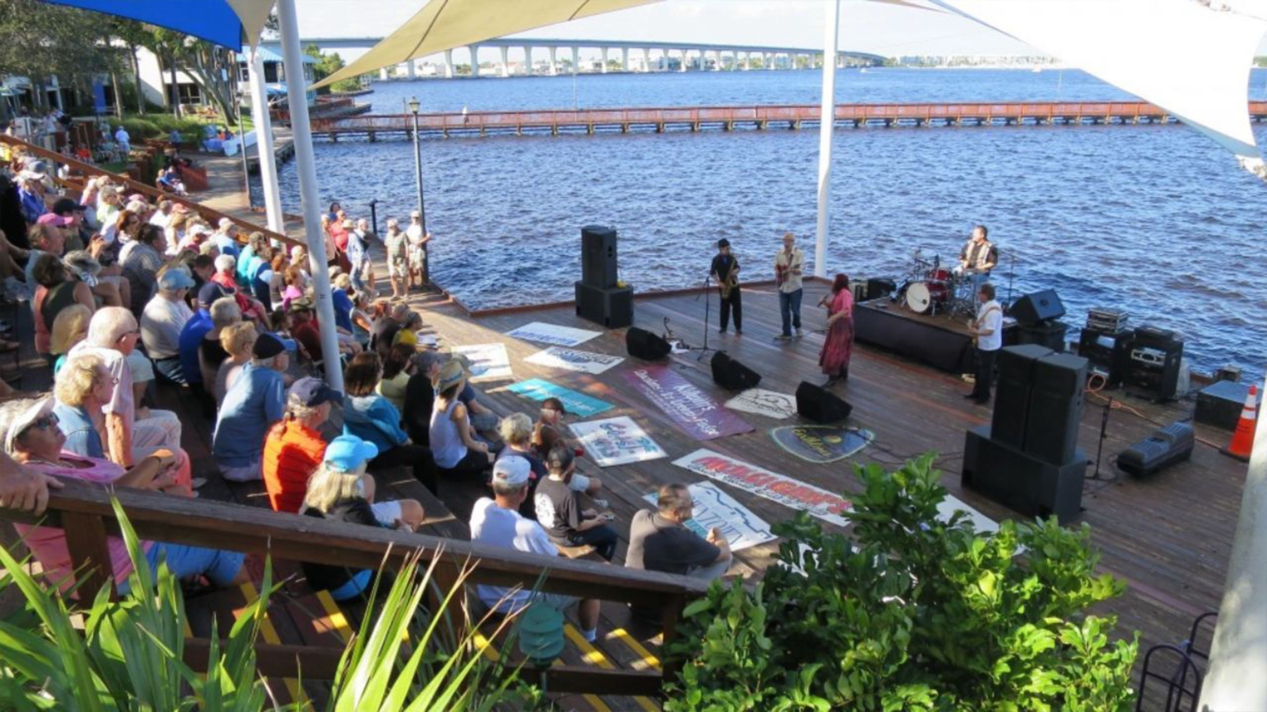 Waterfront and shops in Historic Downtown Stuart