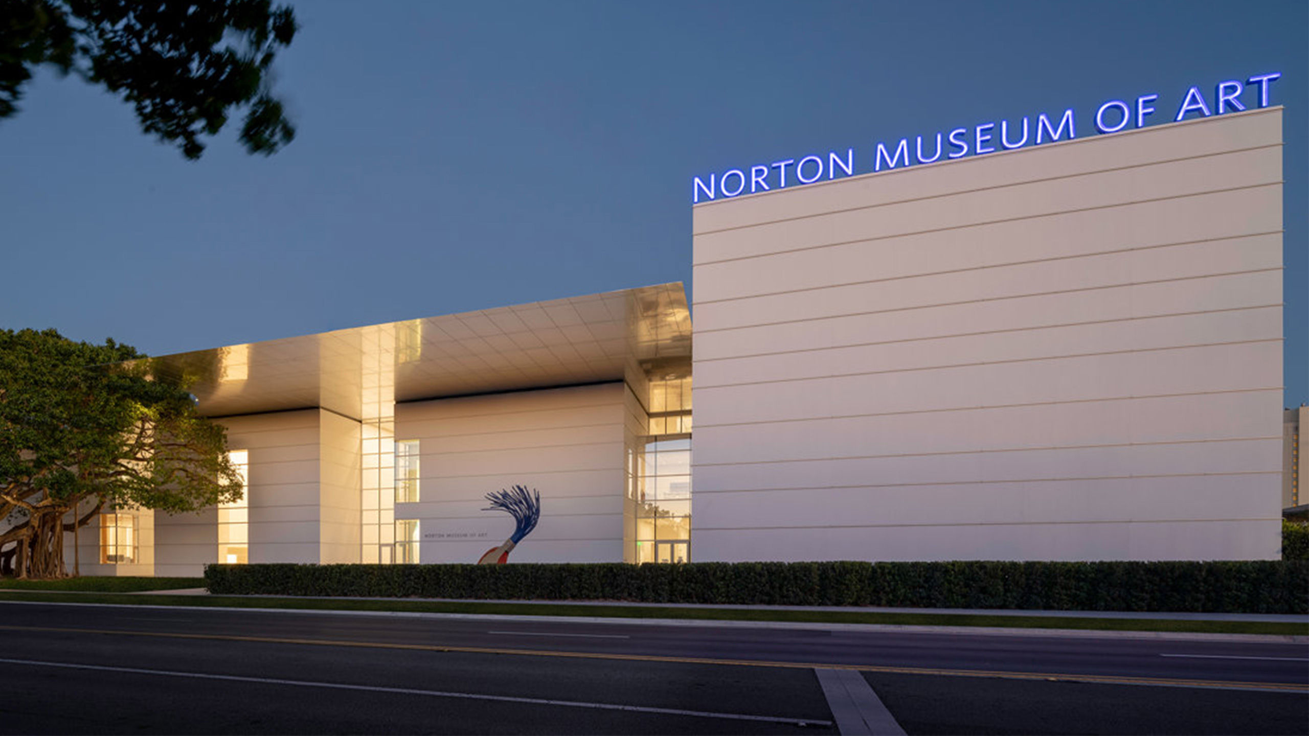 Exterior of the Norton Museum of Art in West Palm Beach