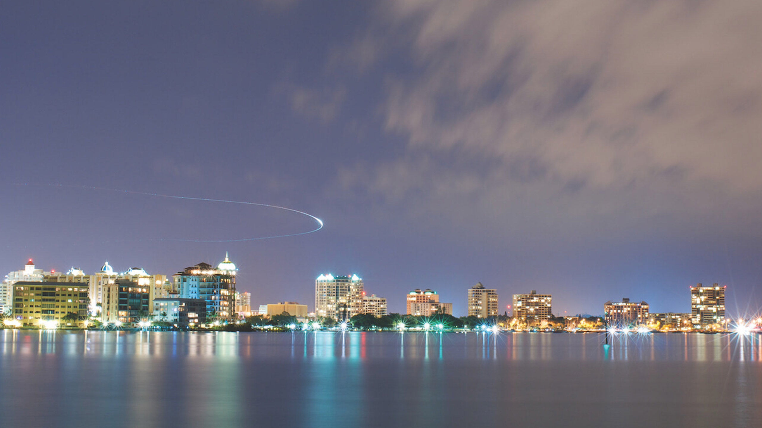 Evening nightlife and cocktails in Sarasota