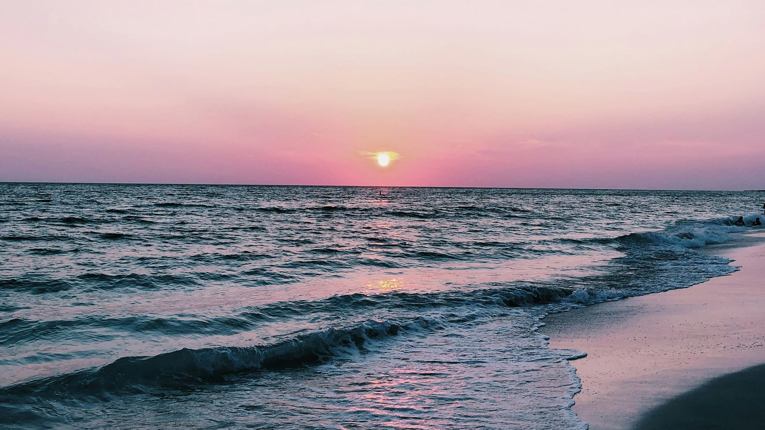 Sunset over the Gulf Coast near Sarasota and Bradenton