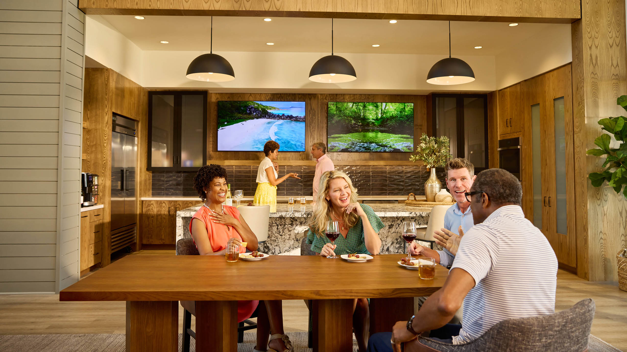 Clubhouse interior