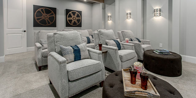 Finished Basement - Theater Room