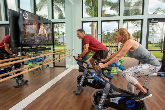 new homes in palm beach gardens, pool, fitness center, clubhouse and amenities