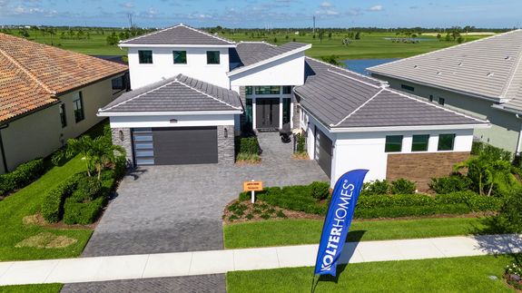 Contemporary Elevation Shown - 4 elevation styles to choose from