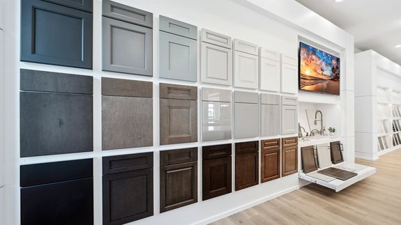 Variety of cabinet colors and styles for personalizing your home 
