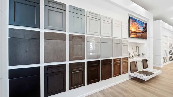 Variety of cabinet colors and styles for personalizing your home 