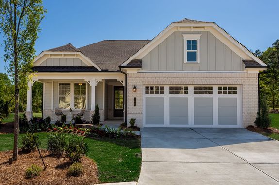 hazel model home exterior and entry