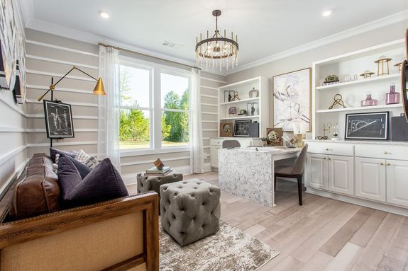 hazel model home den