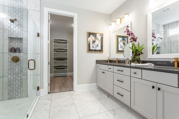 hazel model home master bath