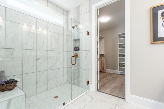 hazel model home master bath