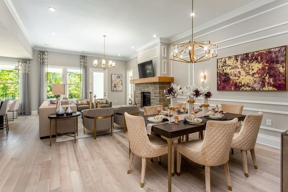 hazel model dining and great room
