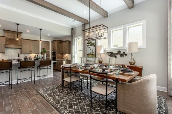 maple model home dining