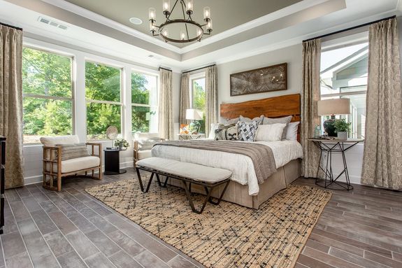 Maple model home master suite