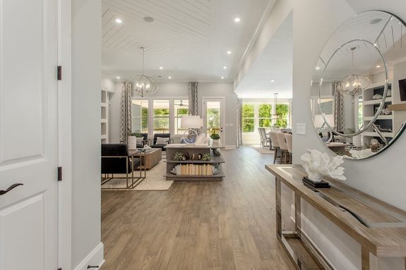 poplar model home entry