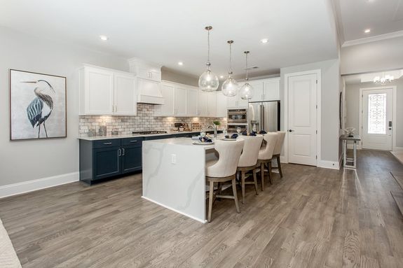 poplar model home kitchen