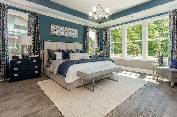 poplar model home master suite