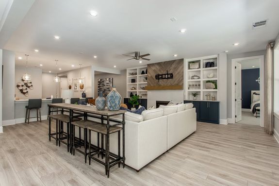 Poplar Model Finished Basement