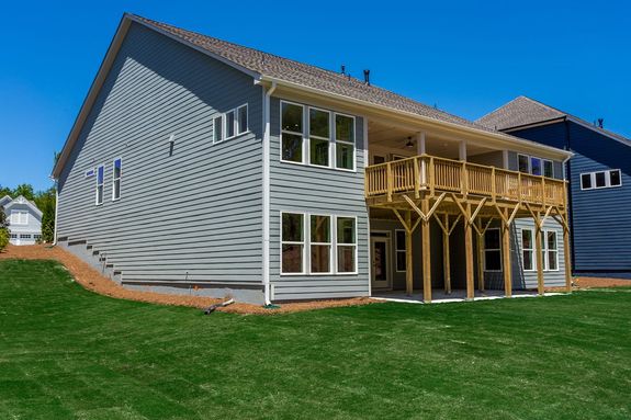 Rosewood Model Rear Exterior and Covered Porch