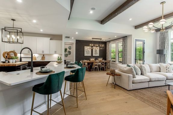 spruce kitchen and great room