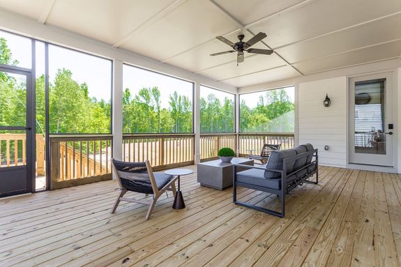 spruce rear porch