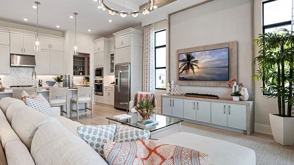 Lila Model | Great Room to Island Kitchen