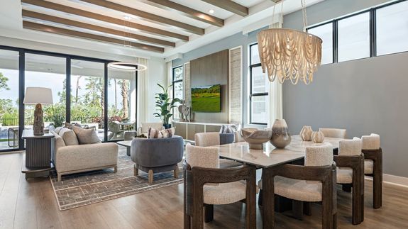 Madison Model | Dining to Great Room