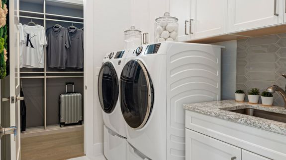 Paige Model | Laundry to Owner's Closet