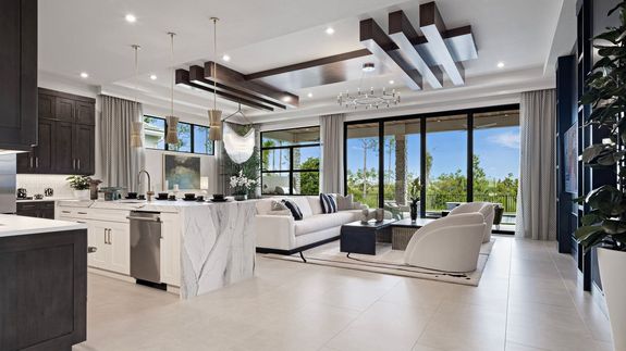 Sydney Model | Island Kitchen to Great Room